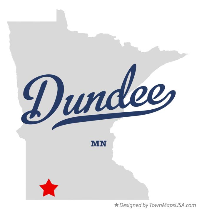 Map of Dundee Minnesota MN
