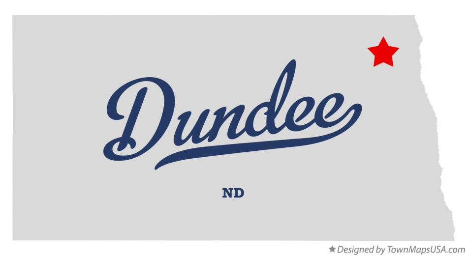 Map of Dundee North Dakota ND