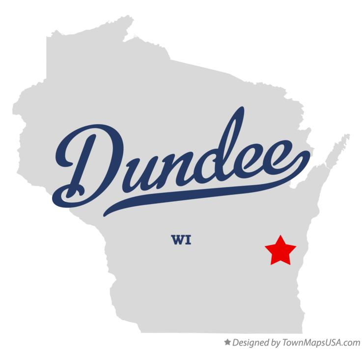 Map of Dundee Wisconsin WI