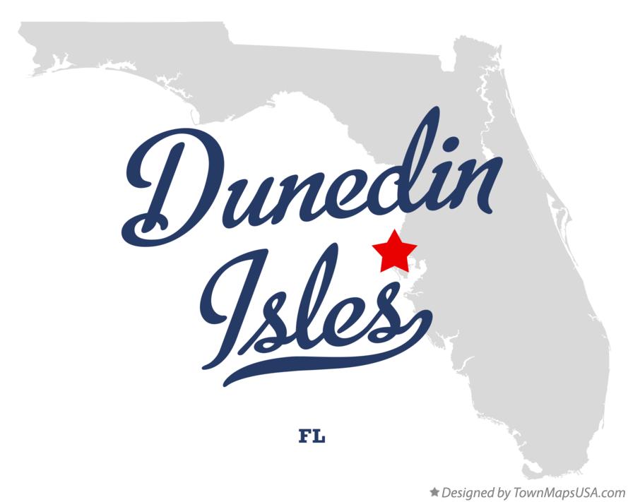 Map of Dunedin Isles Florida FL