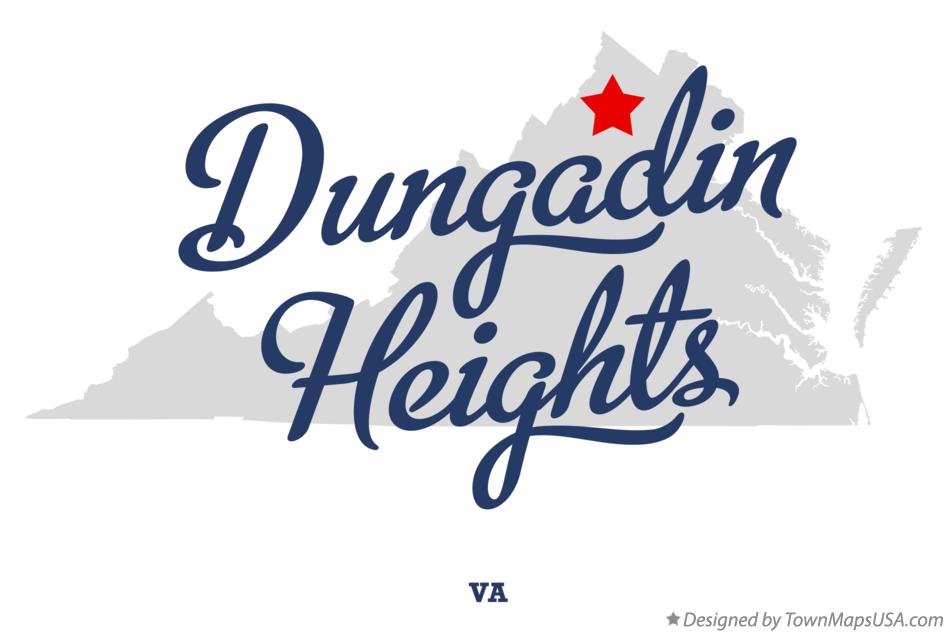 Map of Dungadin Heights Virginia VA