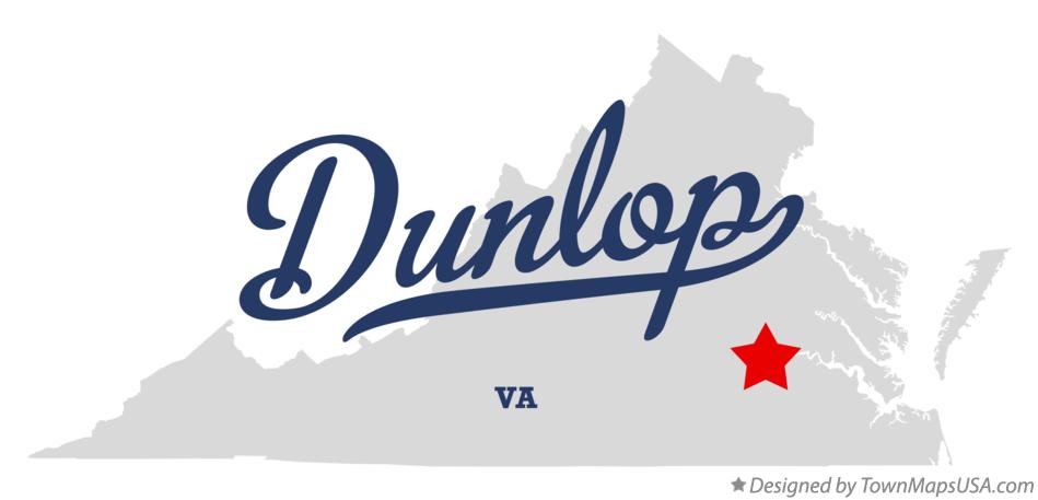 Map of Dunlop Virginia VA