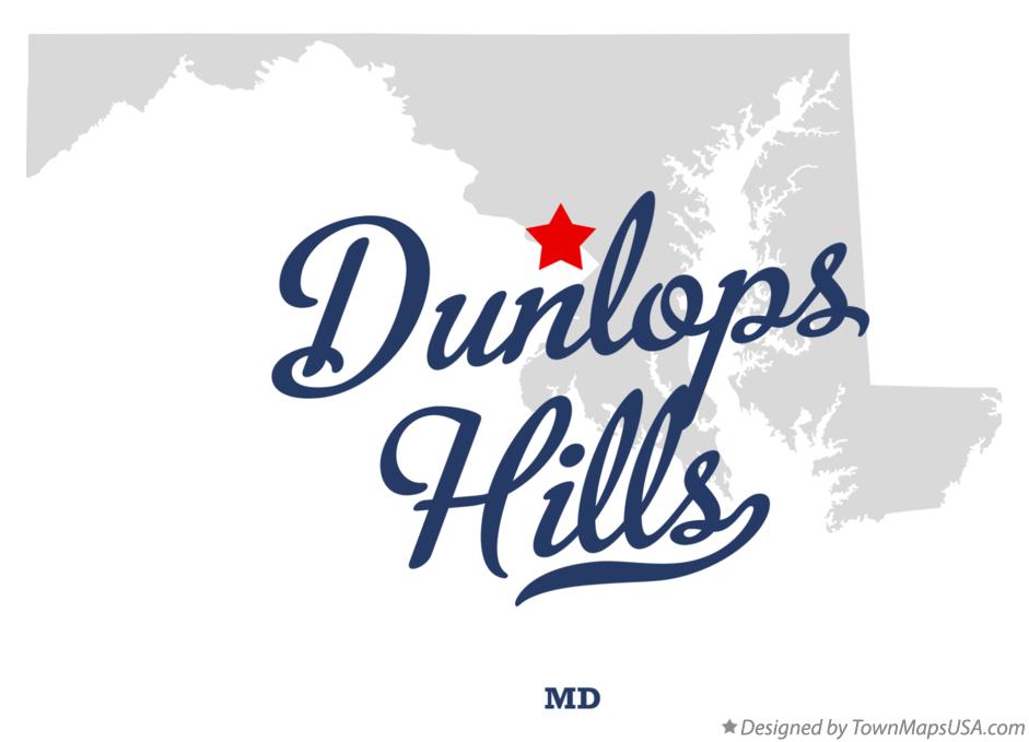 Map of Dunlops Hills Maryland MD