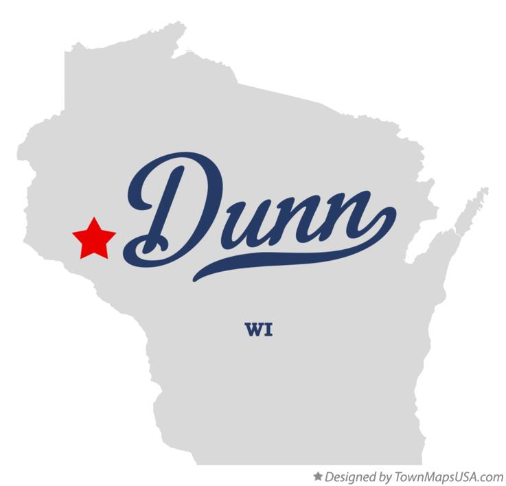Map of Dunn Wisconsin WI