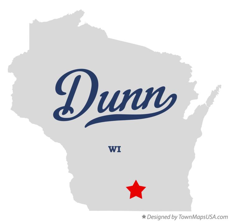 Map of Dunn Wisconsin WI