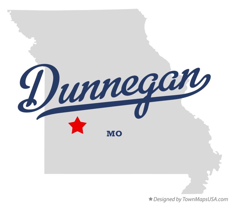 Map of Dunnegan Missouri MO