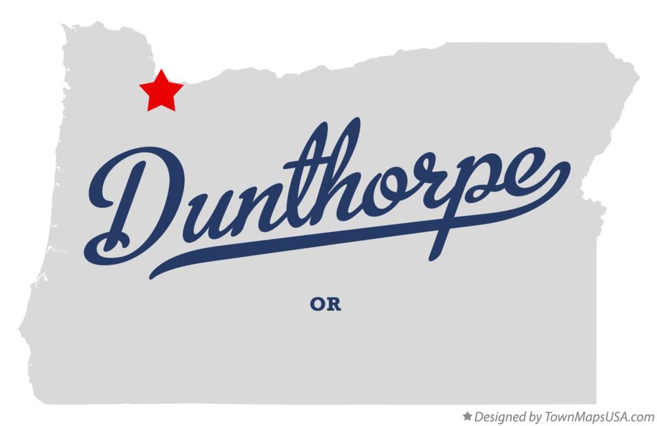 Map of Dunthorpe Oregon OR