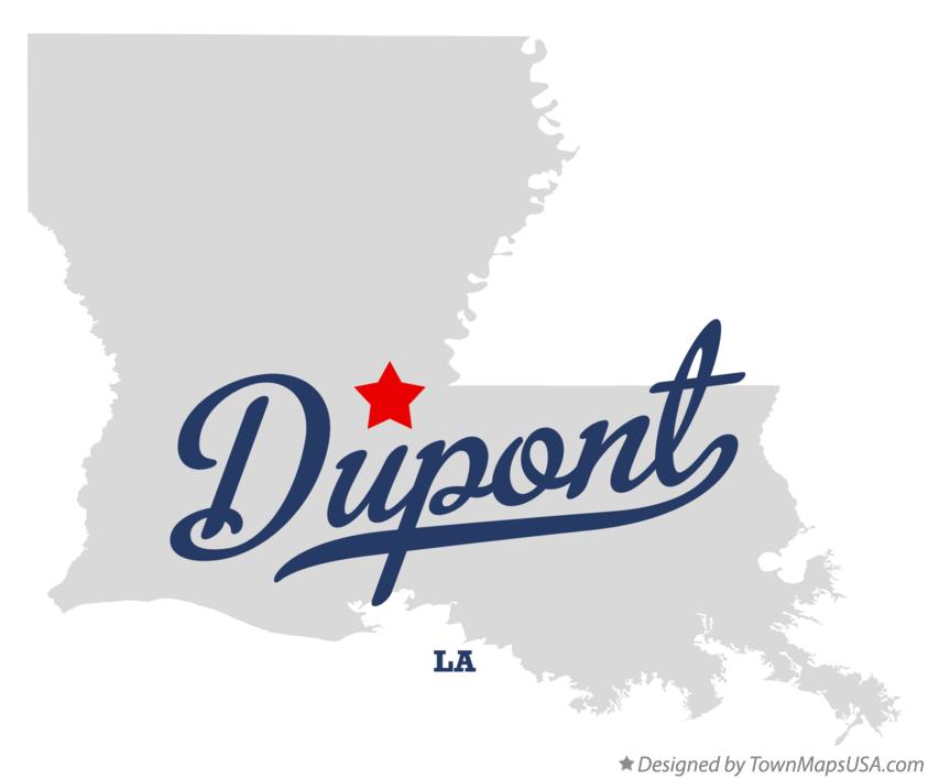 Map of Dupont Louisiana LA