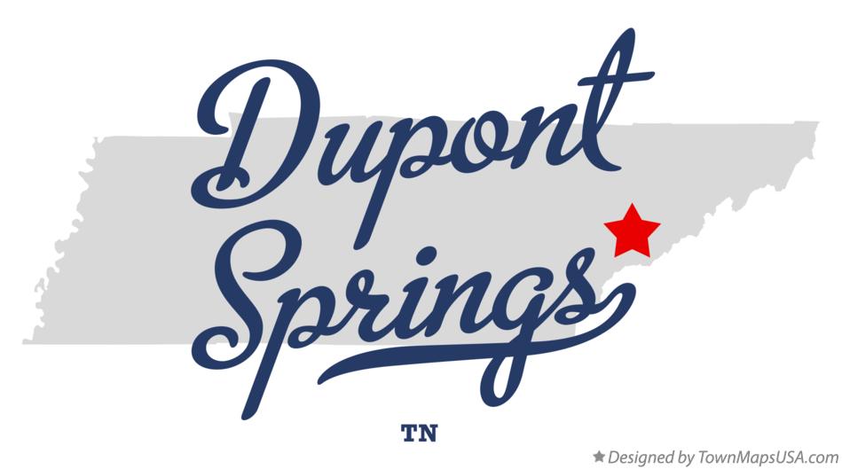 Map of Dupont Springs Tennessee TN