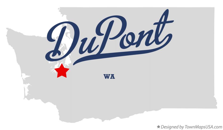Map of DuPont Washington WA