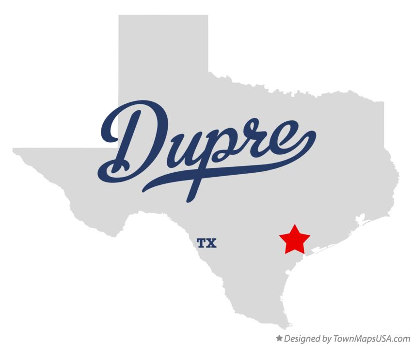 Map of Dupre Texas TX