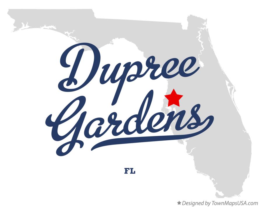 Map of Dupree Gardens Florida FL