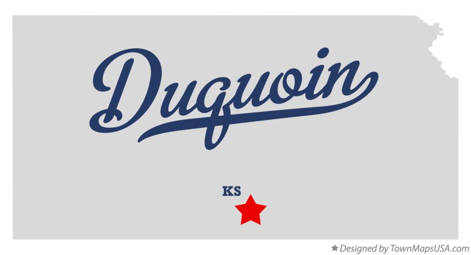 Map of Duquoin Kansas KS