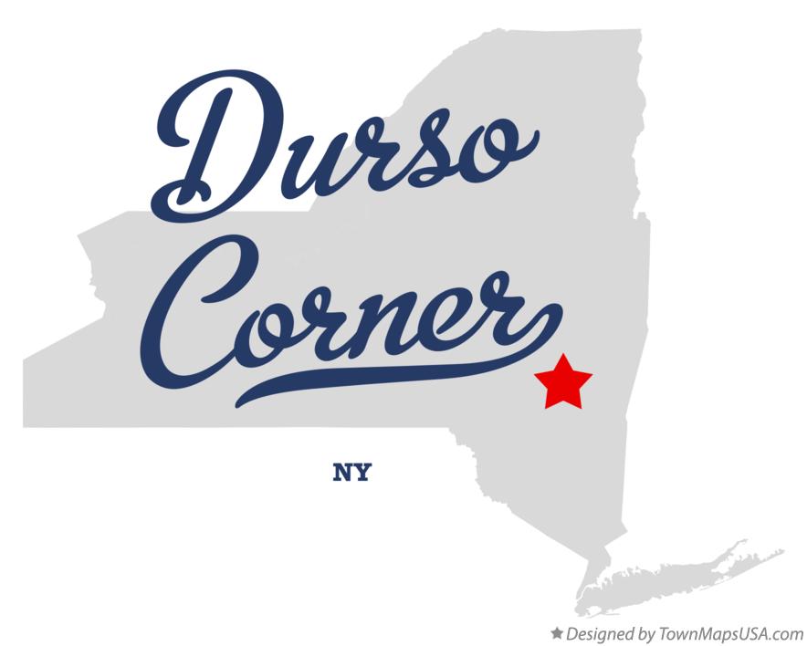 Map of Durso Corner New York NY