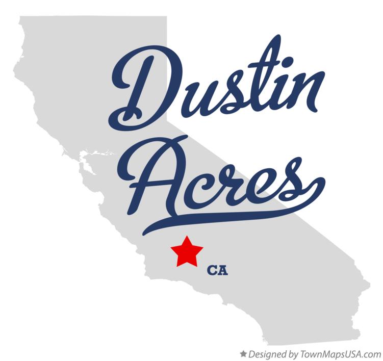 Map of Dustin Acres California CA