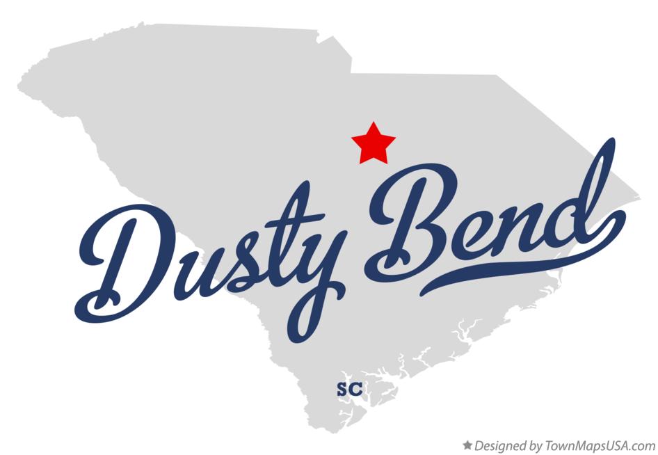 Map of Dusty Bend South Carolina SC