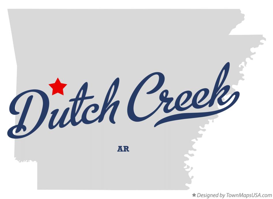 Map of Dutch Creek Arkansas AR