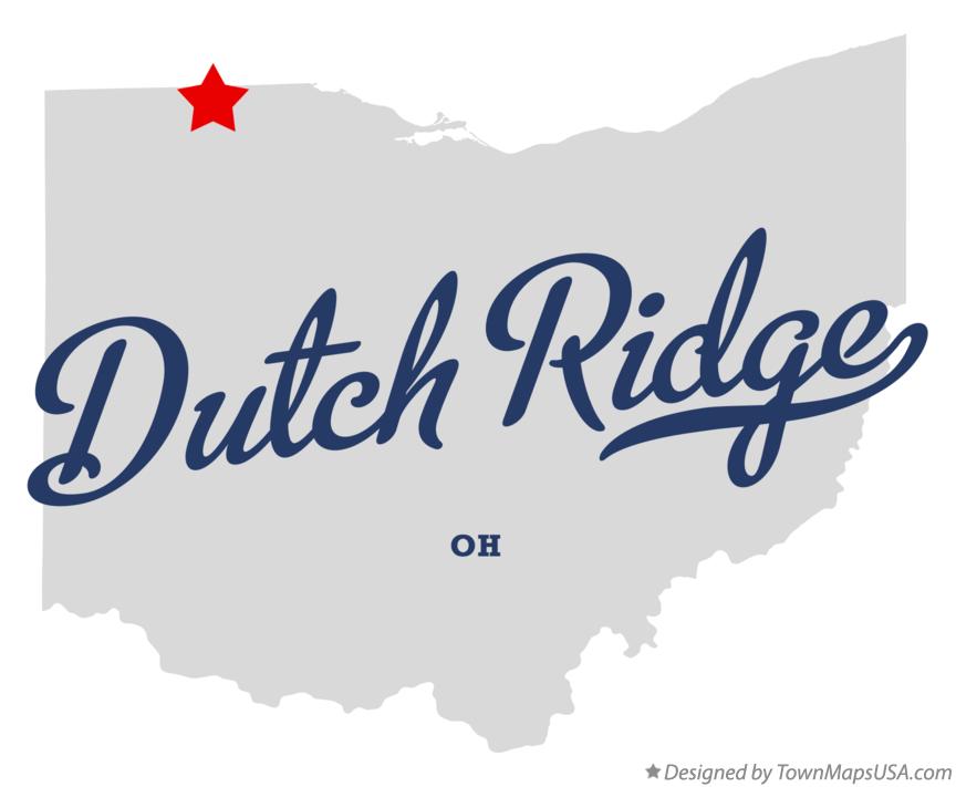 Map of Dutch Ridge Ohio OH