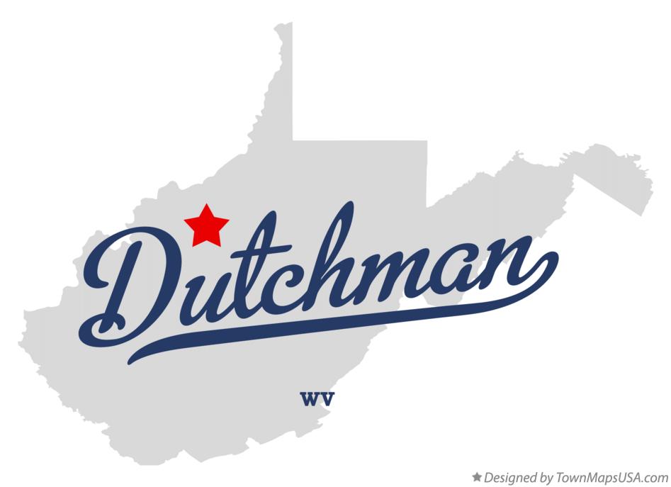 Map of Dutchman West Virginia WV