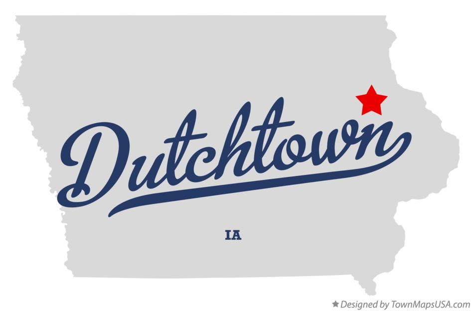 Map of Dutchtown Iowa IA