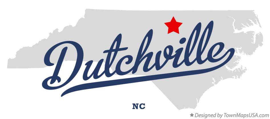 Map of Dutchville North Carolina NC