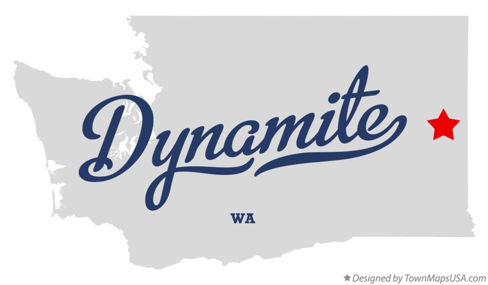 Map of Dynamite Washington WA