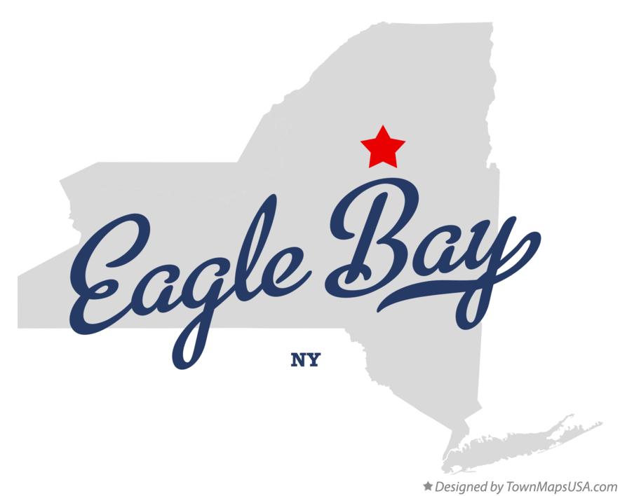 Map of Eagle Bay New York NY