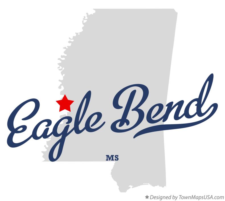 Map of Eagle Bend Mississippi MS