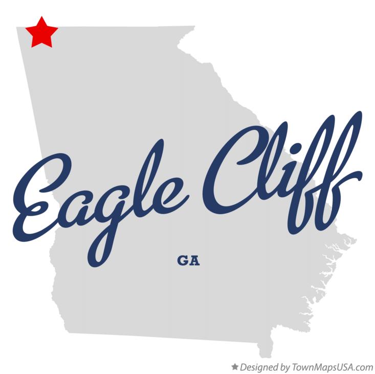 Map of Eagle Cliff Georgia GA