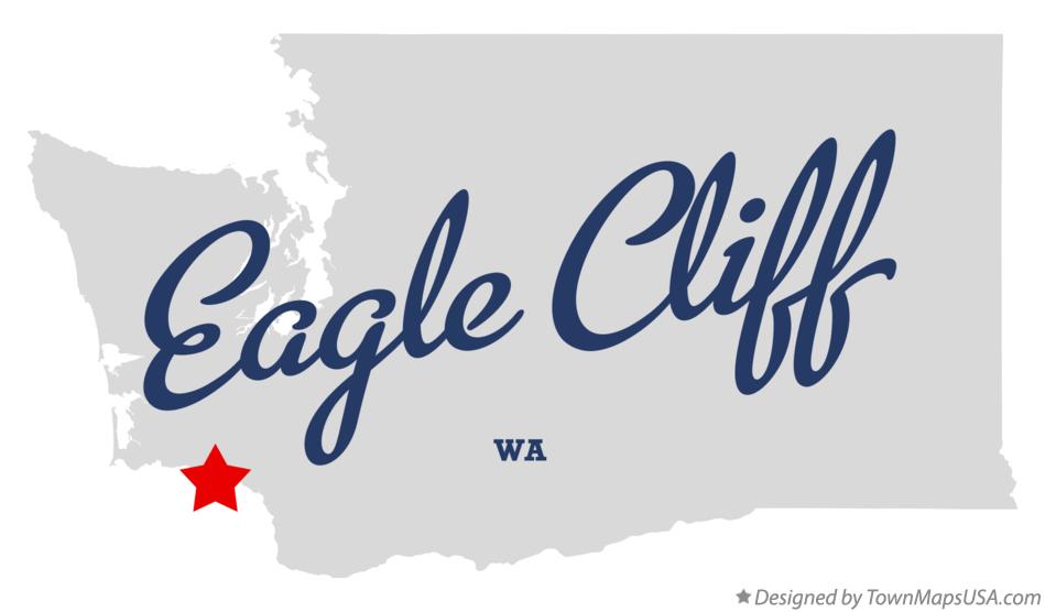 Map of Eagle Cliff Washington WA