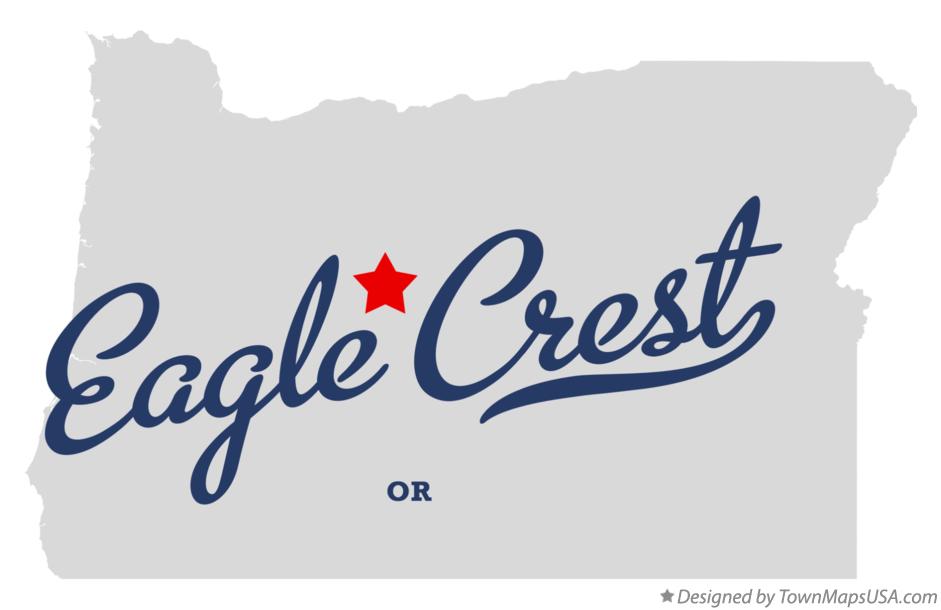 Map of Eagle Crest Oregon OR