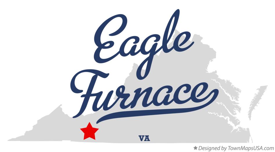 Map of Eagle Furnace Virginia VA