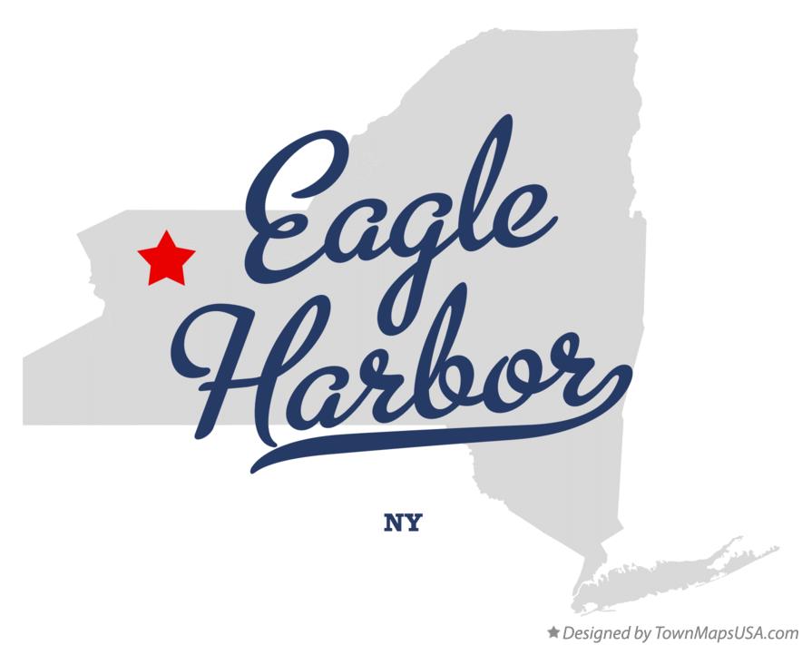 Map of Eagle Harbor New York NY