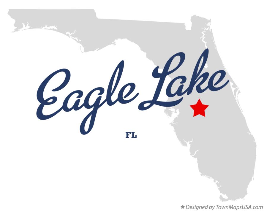 Map of Eagle Lake Florida FL