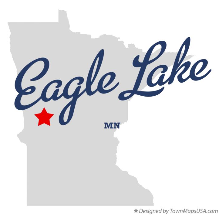 Map of Eagle Lake Minnesota MN