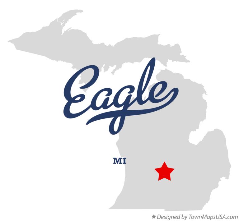 Map of Eagle Michigan MI