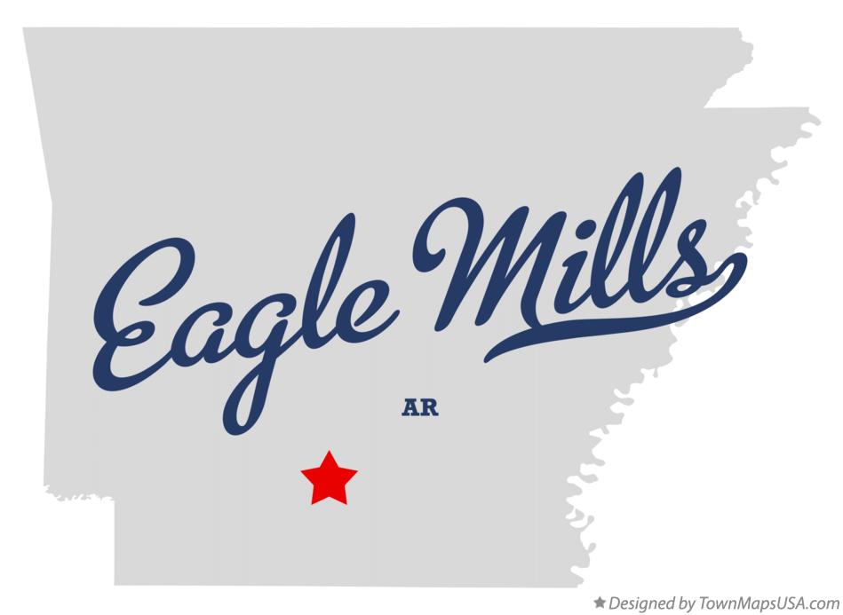 Map of Eagle Mills Arkansas AR