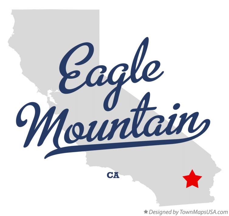 Map of Eagle Mountain California CA