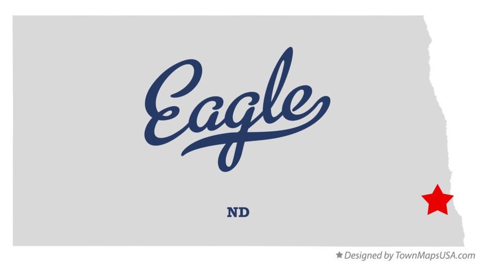 Map of Eagle North Dakota ND