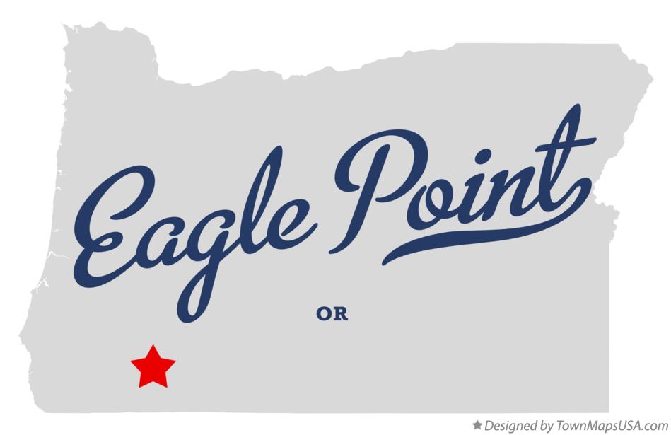 Map of Eagle Point Oregon OR