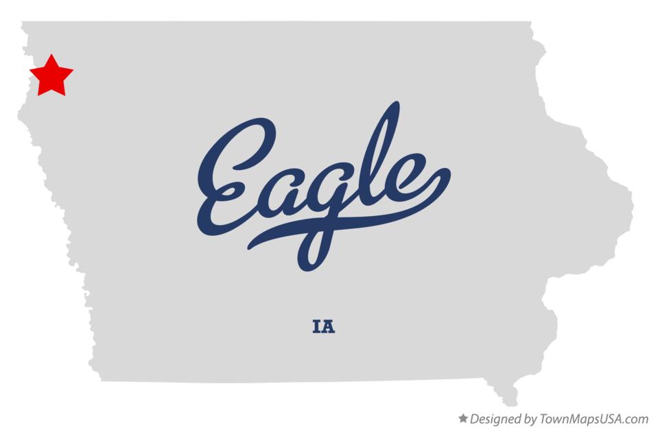 Map of Eagle Iowa IA