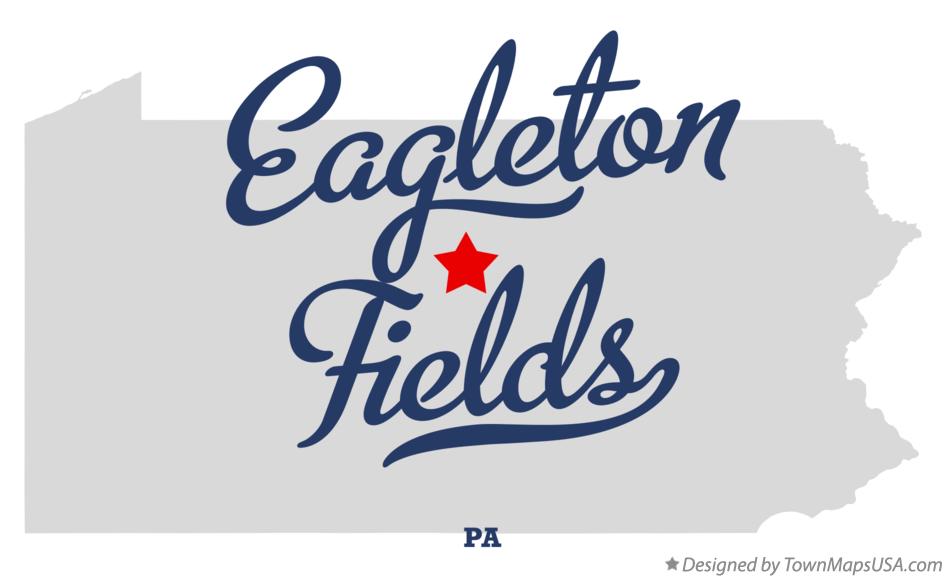 Map of Eagleton Fields Pennsylvania PA