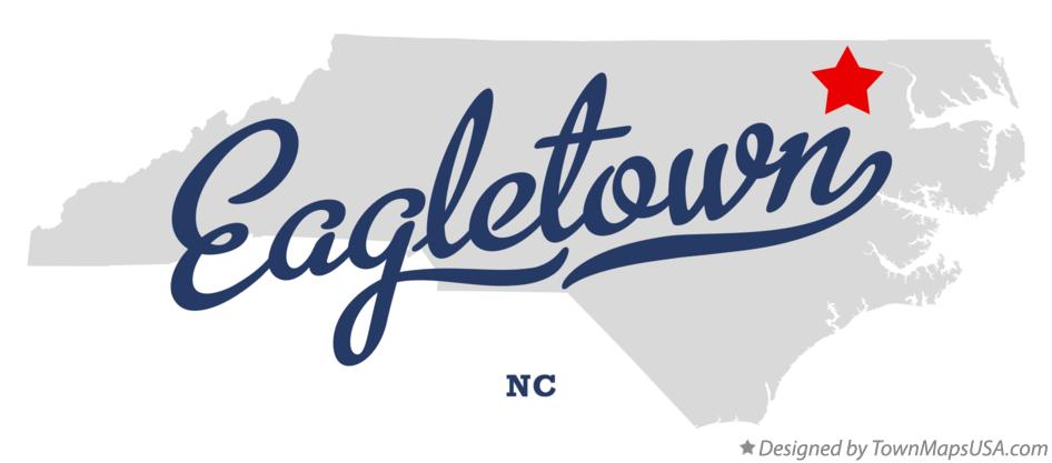 Map of Eagletown North Carolina NC
