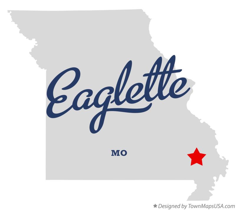 Map of Eaglette Missouri MO