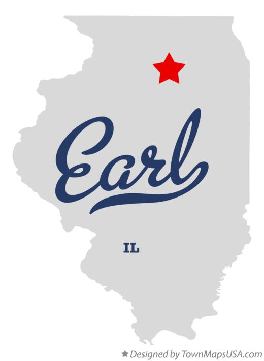 Map of Earl Illinois IL