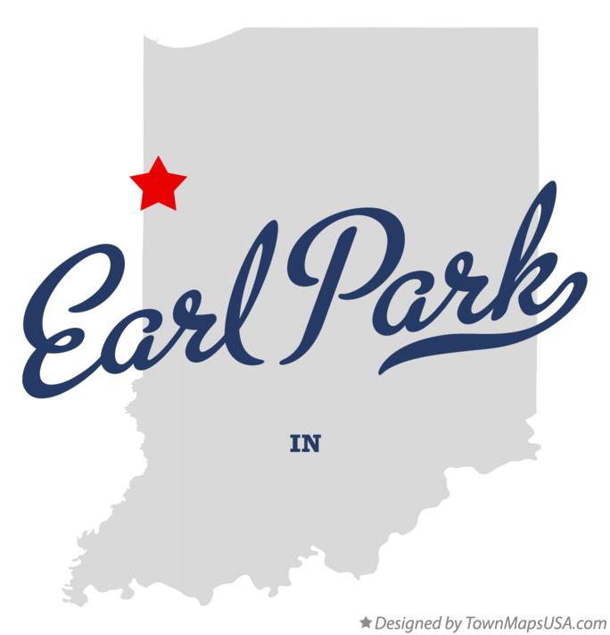 Map of Earl Park Indiana IN