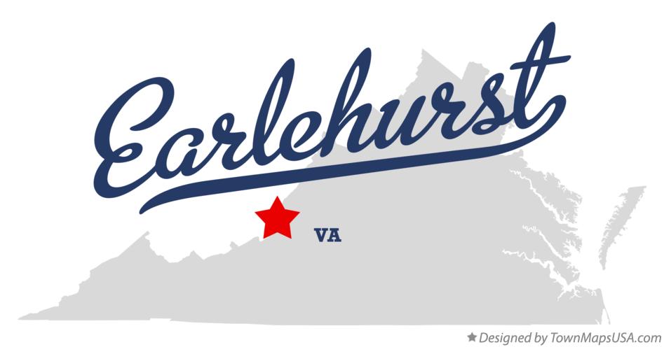 Map of Earlehurst Virginia VA