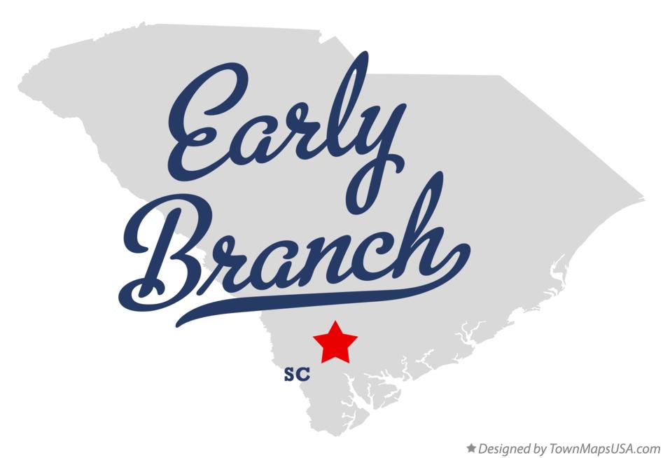 Map of Early Branch South Carolina SC