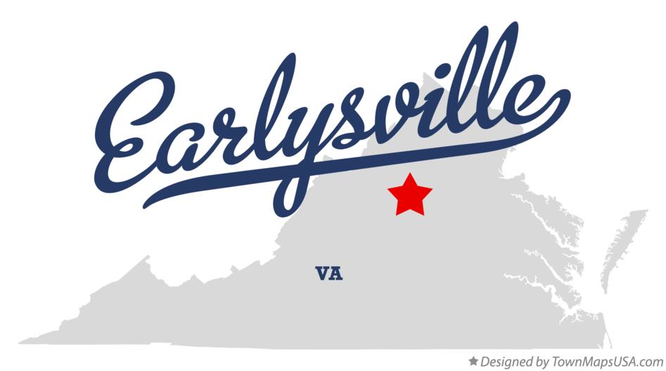 Map of Earlysville Virginia VA