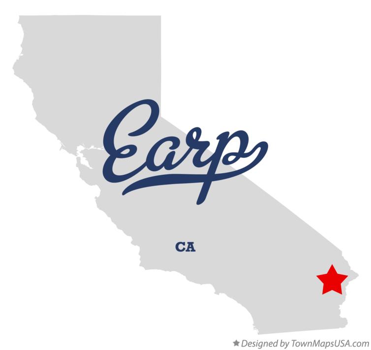 Map of Earp California CA
